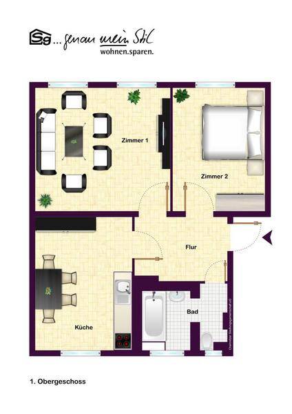 2-Zimmer im Erdgeschoss im gemütlichen Altbau mitten in Grünen – Chemnitz – Vorschaubild 9