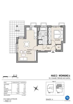 Attraktive großzügige 2-Zi.-Whg., Privatgarten 65m², Tageslicht-Bad, Lift – 81827 München – Vorschaubild 6