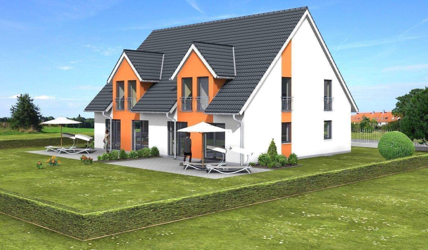 Neubau-Doppelhaushälfte in herrlich naturnaher Wohnlage – Schwabach – Vorschaubild 2
