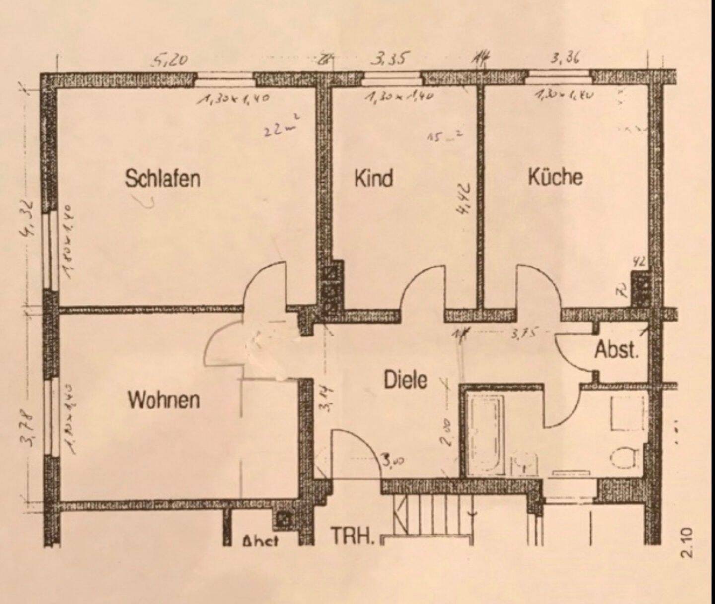 Top renovierte 3-ZW WG geeignet Nähe Hauptbahnhof ab 1.6. 3 Schlafzimmer
