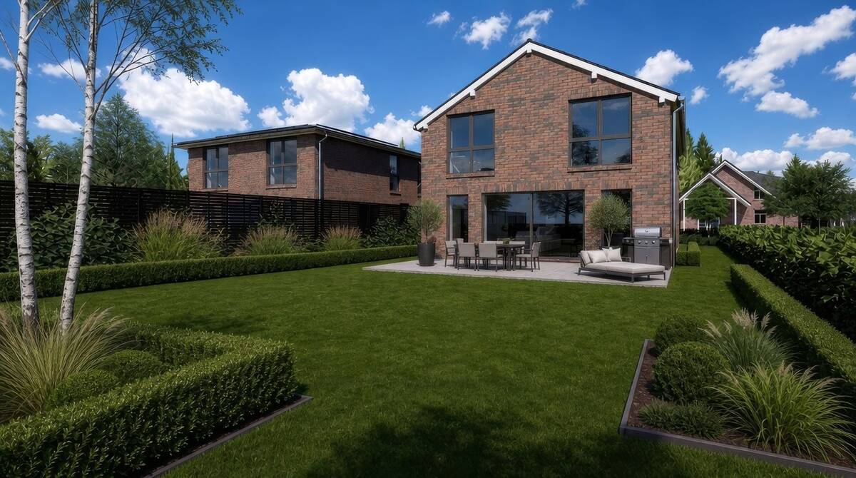 Zu Fuß (5 Min.) zur S1 Poppenbüttel - Modernes Einfamilienhaus in zentraler und sonniger Lage (TF2) – 22393 Hamburg – Bild 1 von 7