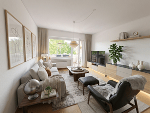 Lichtdurchflutete 3-Zimmer-Wohnung mit großer Loggia – Ein Raumwunder für Familien, Paare oder WGs! – 48159 Münster – Vorschaubild 4