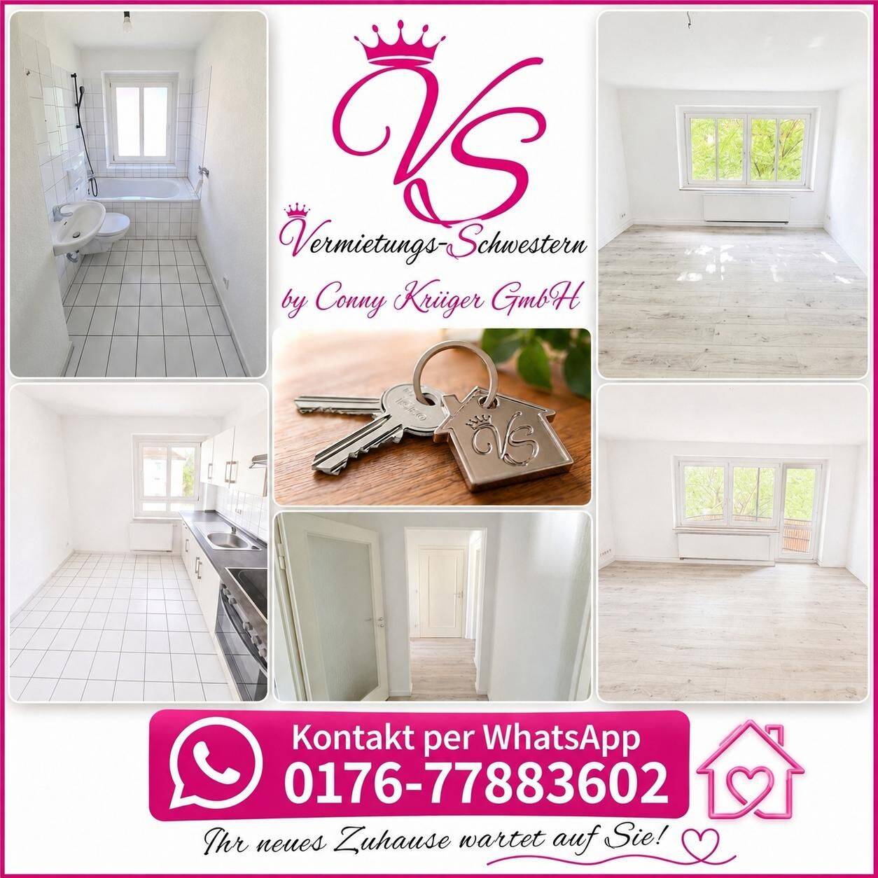 3- Zimmer mit Balkon WG geeignet und EBK :) in zentraler Lage von Chemnitz