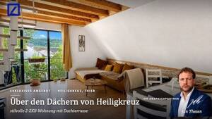 Über den Dächern von Heiligkreuz - stilvolle 2-ZKB-Wohnung mit Dachterrasse