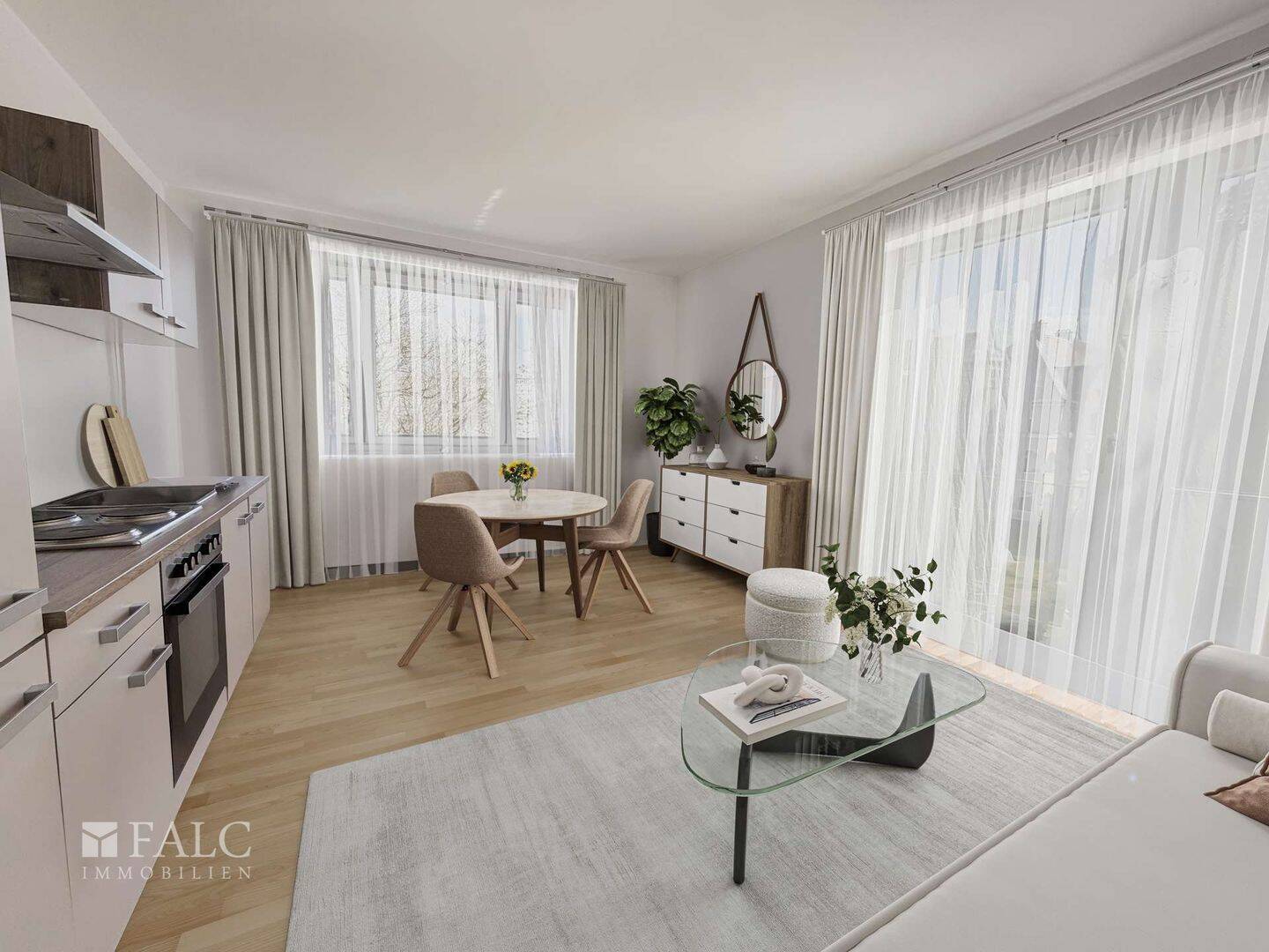 Stadtleben genießen: 2-Zimmerwohnung mit Balkon in zentraler Lage – Augsburg – Vorschaubild 2