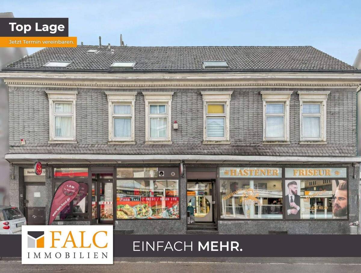 9,23 % Rendite ! Wohn- und Geschäftshaus in zentraler Lage am Hasten – 42855 Remscheid – Bild 1 von 9
