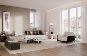 Erstbezug! Luxuriöse 5-Zimmer-Wohnung mit zwei Balkonen und großzügigem Wohnkomfort – 80469 München – Vorschaubild 2