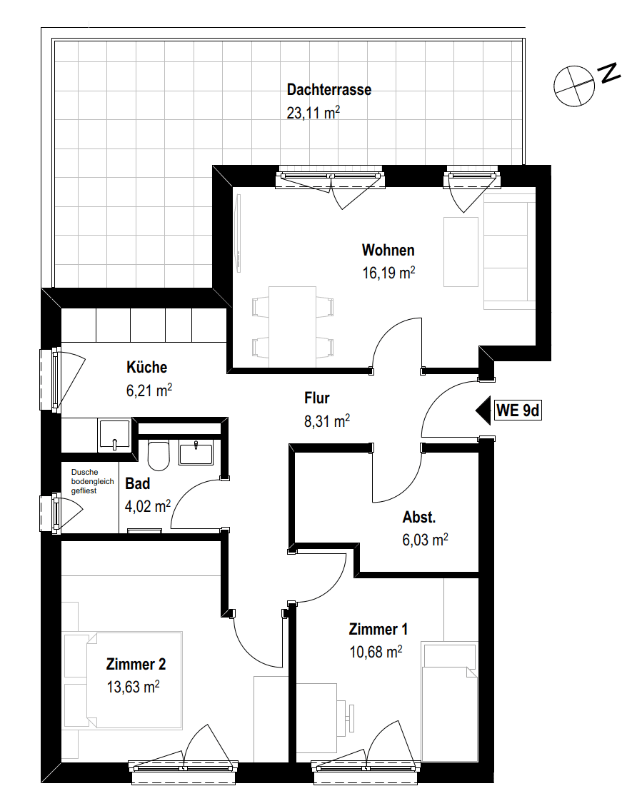 3 Zimmerneubauwohnung in der nähe von Kiel – Selent – Vorschaubild 8