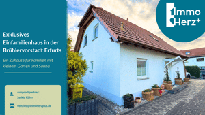 Exklusives Einfamilienhaus in der Brühlervorstadt Erfurts