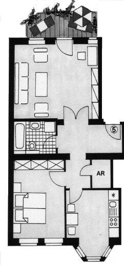 EF - 2ZKB mit Balkon und EBK im Mühlenviertel – Erfurt – Vorschaubild 2