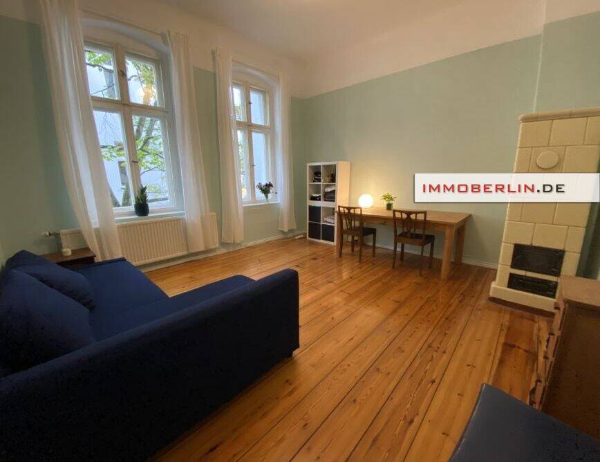 IMMOBERLIN.DE - Charmante Altbauwohnung in ruhiger Lage und renoviertem Zustand