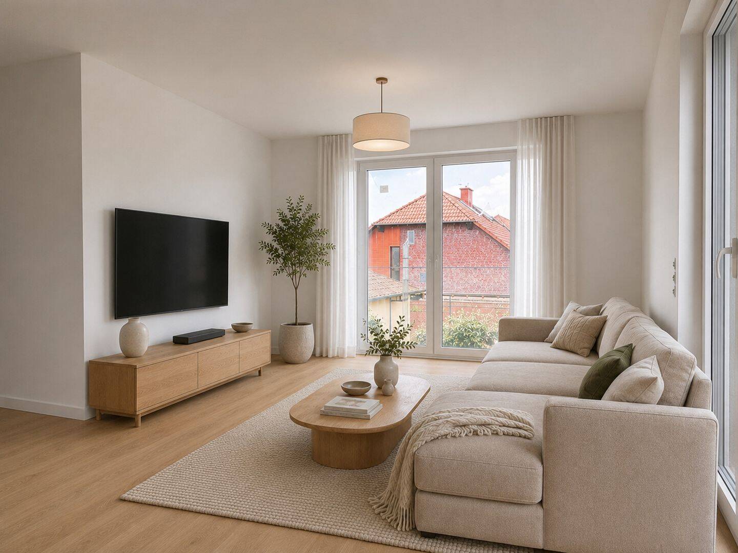 gemütliche Neubauwohnung im 1 OG mit Aufzug und Balkon mit Blick auf die Wassertürme – Hamm – Vorschaubild 2