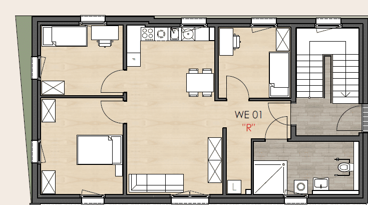Moderne-4-Zimmer-Neubauwohnung in Worms-Pfeddersheim – Vermietung nur mit Wohnberechtigungsschein