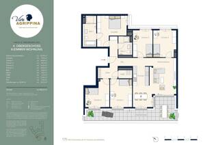 Viva Agrippina: Exklusive 6-Zimmer-Wohnung mit Dachterrasse – 50668 Köln – Vorschaubild 2