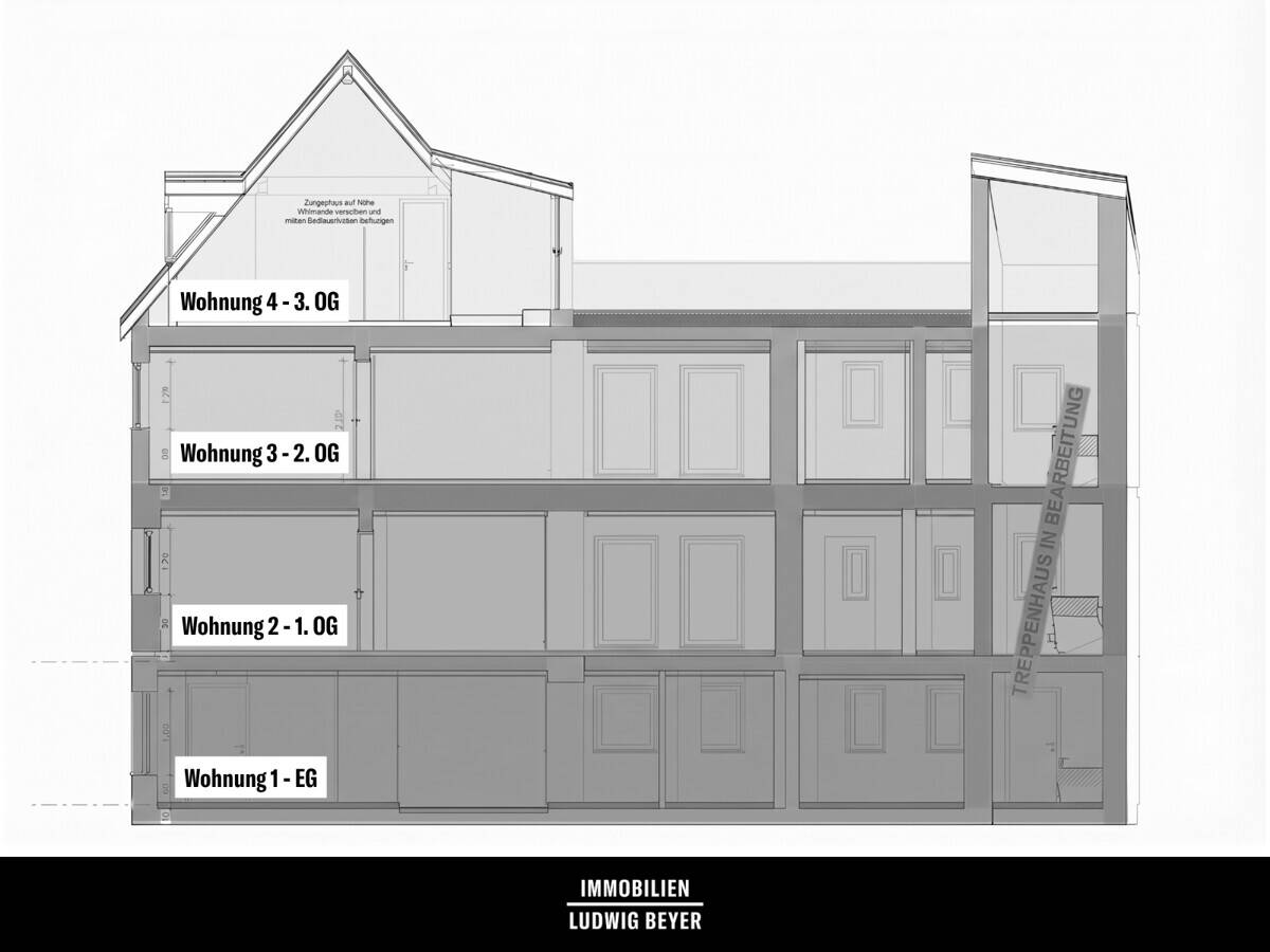 Hochwertige zwei Zimmer Innenstadtwohnung