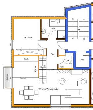 3 Zimmerwohnung mit barrierefreiem Zugang – 70567 Stuttgart – Vorschaubild 3
