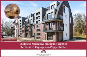 Exklusive Neubauwohnung mit eigener Terrasse in Toplage von Poppenbüttel