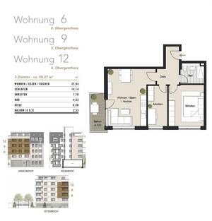 Südstadt-Highlight! Attraktive Eigentumswohnung mit Balkon und Aufzug in begehrter Lage! WE 12 – 50678 Köln – Vorschaubild 2