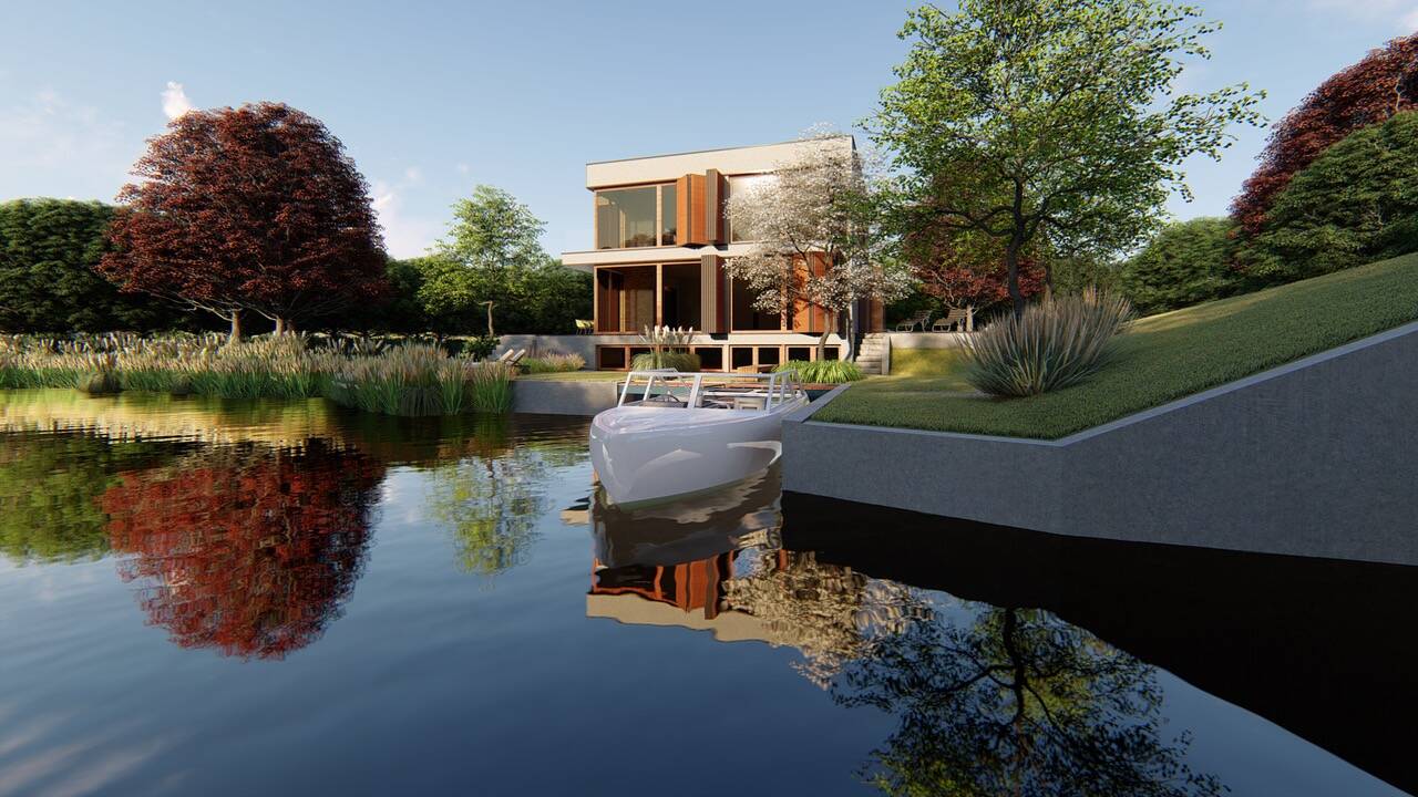 Wassernahe Stadtrandlage zu Potsdam - Projektierte Design Bauhausvilla in Nähe weißer See – Potsdam – Vorschaubild 4