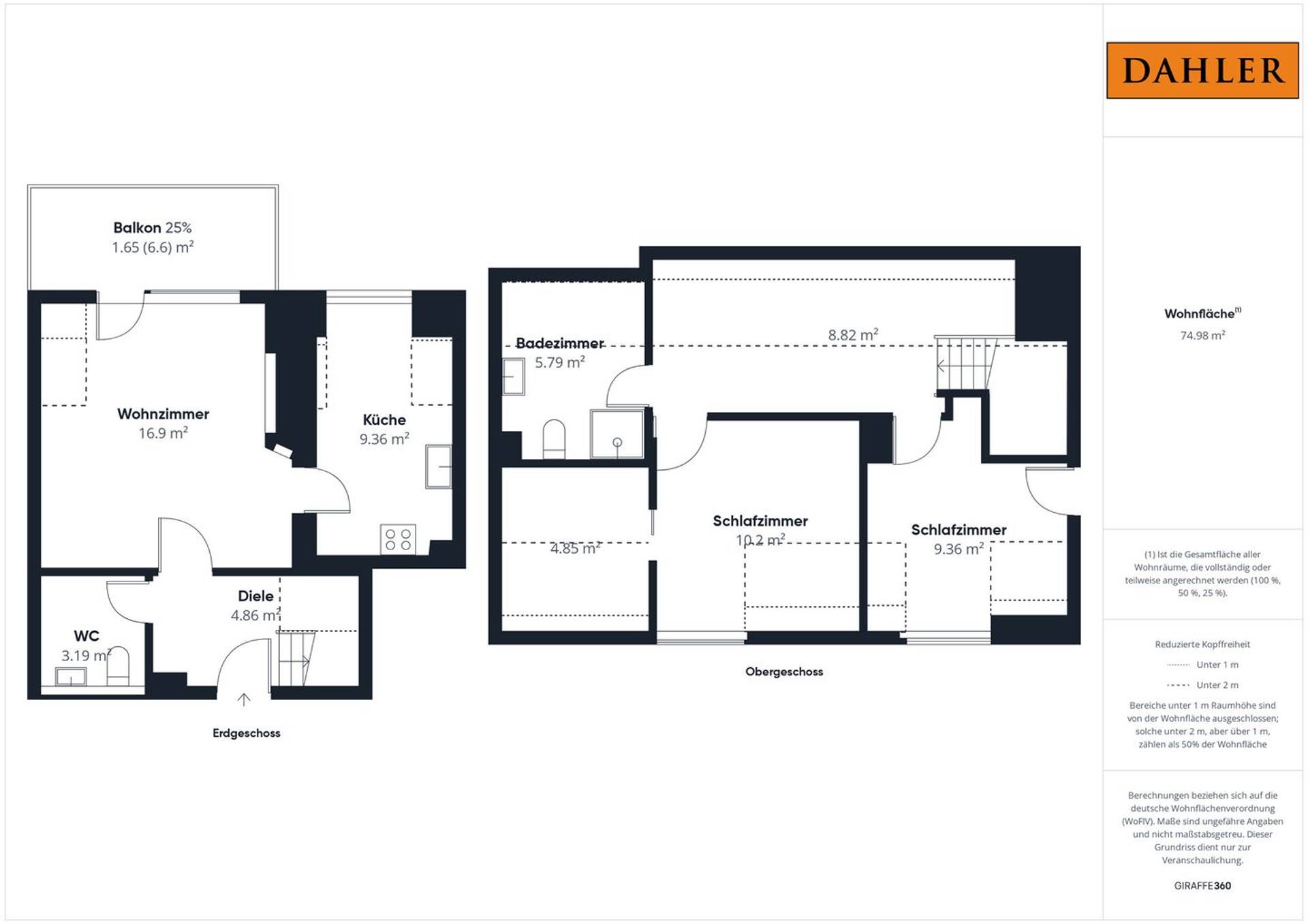 Maisonettewohnung in 96052 Bamberg mit 75 m² kaufen