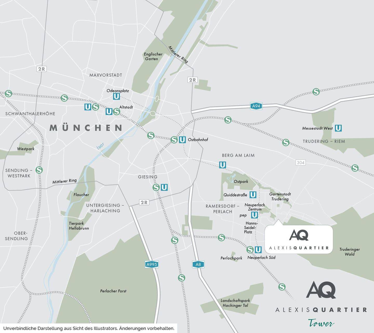 1-Zi.-Aparment mit Duschbad und Balkon – München – Vorschaubild 7