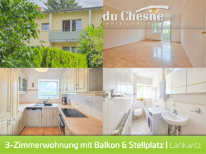 Helle 3-Zimmerwohnung mit Balkon/Stellplatz und Kellerabteil | Berlin-Lankwitz