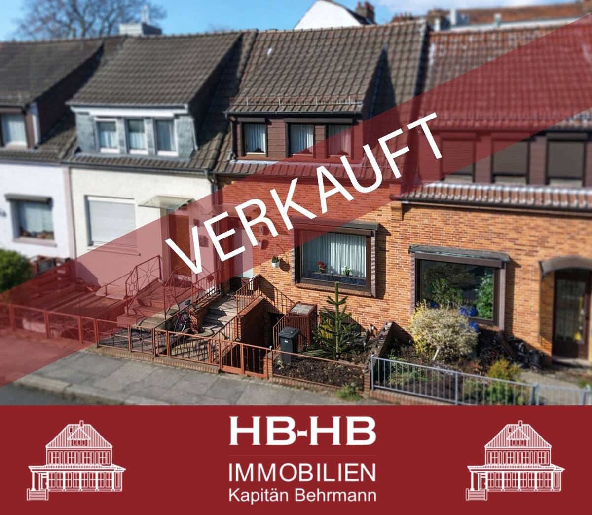 Raumwunder in ruhiger Lage: Gepflegtes Reihenmittelhaus mit Garten und Vollkeller – 28237 Bremen – Bild 1 von 9