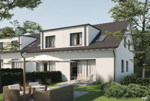 NEUBAU 2026 I Premium-Reihenhaus mit großem Garten & Miele-Geräte I 124qm I Erstbezug I – 14476 Potsdam – Vorschaubild 3
