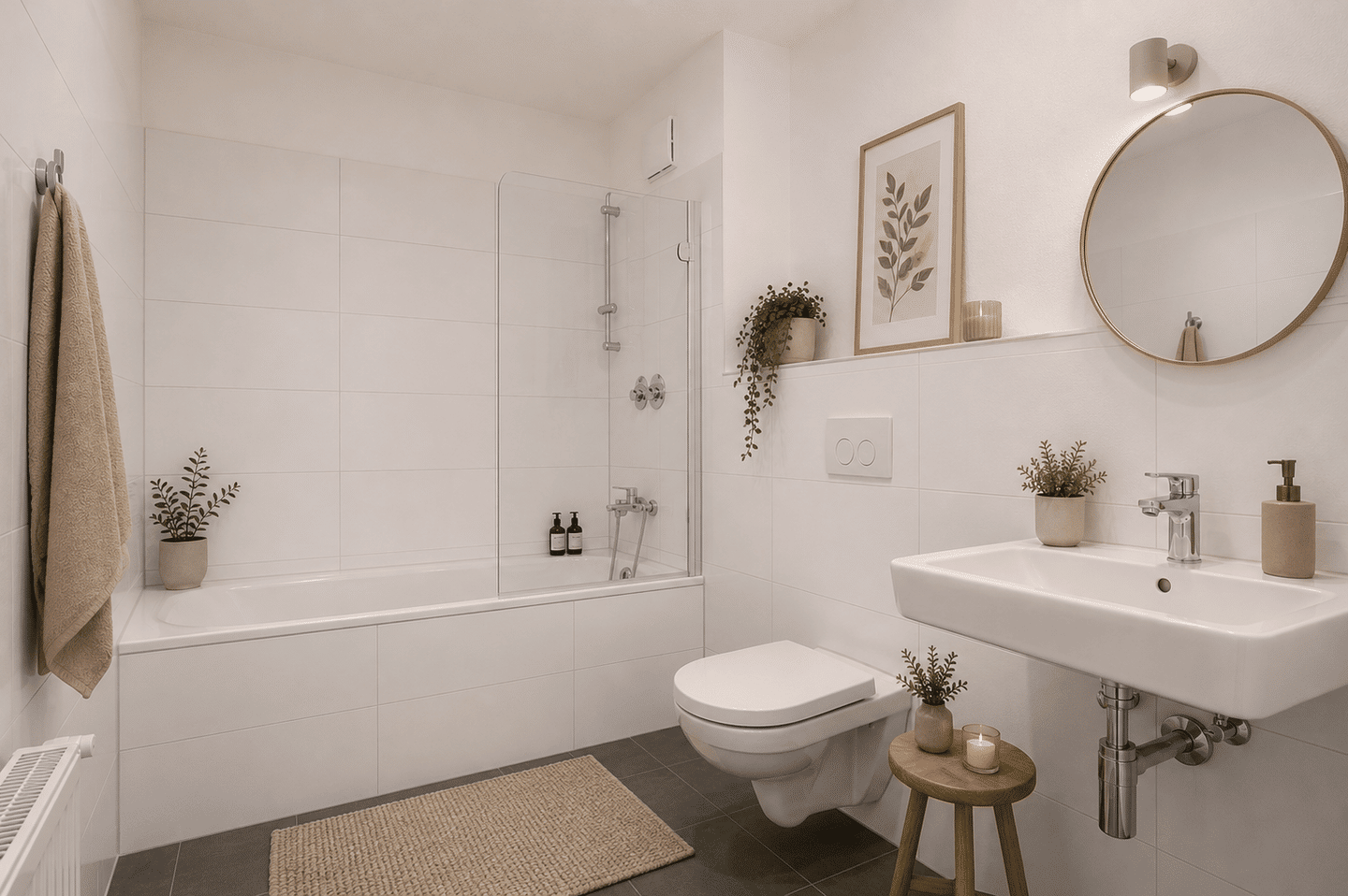 Moderne 4-Zimmer-Wohnung mit Balkon und Tiefgarage im beliebten Oberbilk – Düsseldorf – Vorschaubild 8