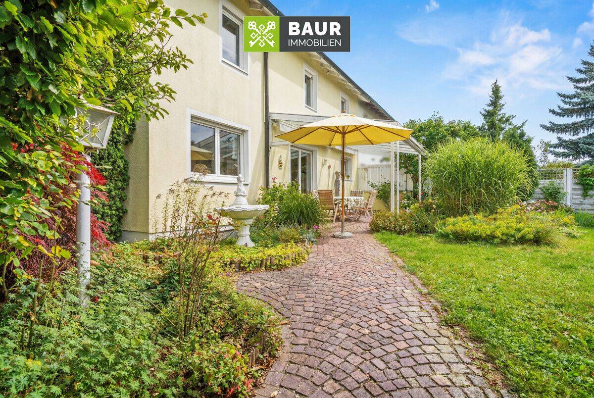 360° | Sonniger Garten, viel Platz, sofort frei - Doppelhaushälfte in Neu-Ulm (Offenhausen) – 89231 Neu-Ulm – Bild 1 von 9