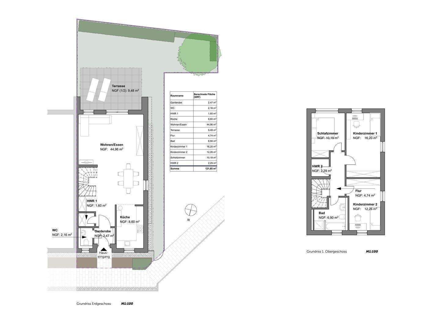 Moderne Stadthaus-Maisonette mit Garten in einzigartiger Innenhof-Lage in der Nürnberger Südstadt! – Nürnberg – Vorschaubild 2