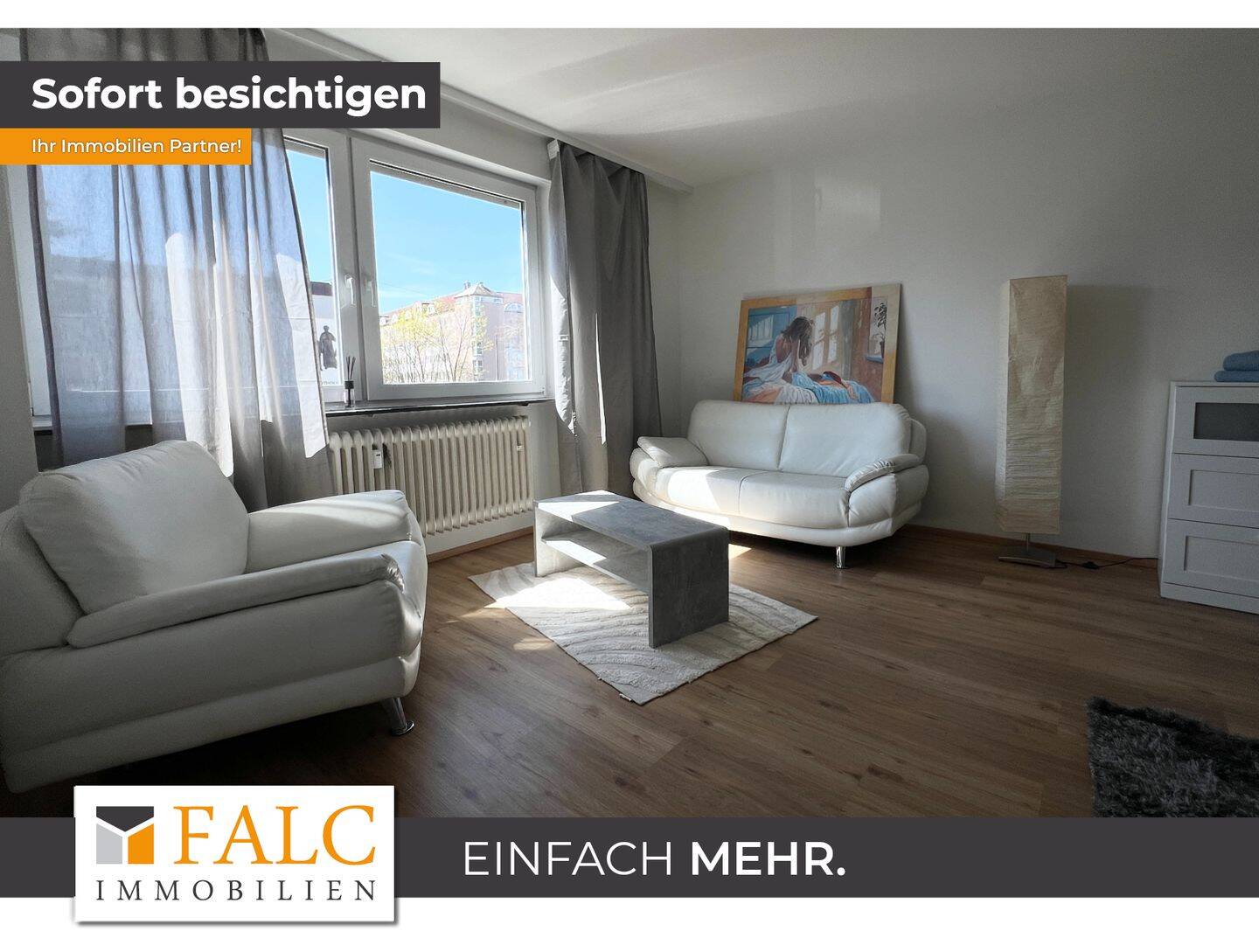 Voll möblierte 1-Zimmer-Wohnung mit Gartenmitnutzung - hell, modern & zentral! – Nürnberg – Bild 1 von 9