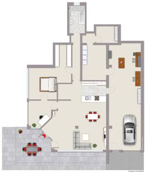 Außergewöhnliche Erdgeschosswohnung mit Werkstatt, Garten und ca. 223 m² Gesamtfläche! – 48291 Telgte – Vorschaubild 9