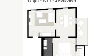 3-Zimmerwohnung: Designer Apartment Stuttgart Zentrum für Zeitwohnen – 70178 Stuttgart – Vorschaubild 6