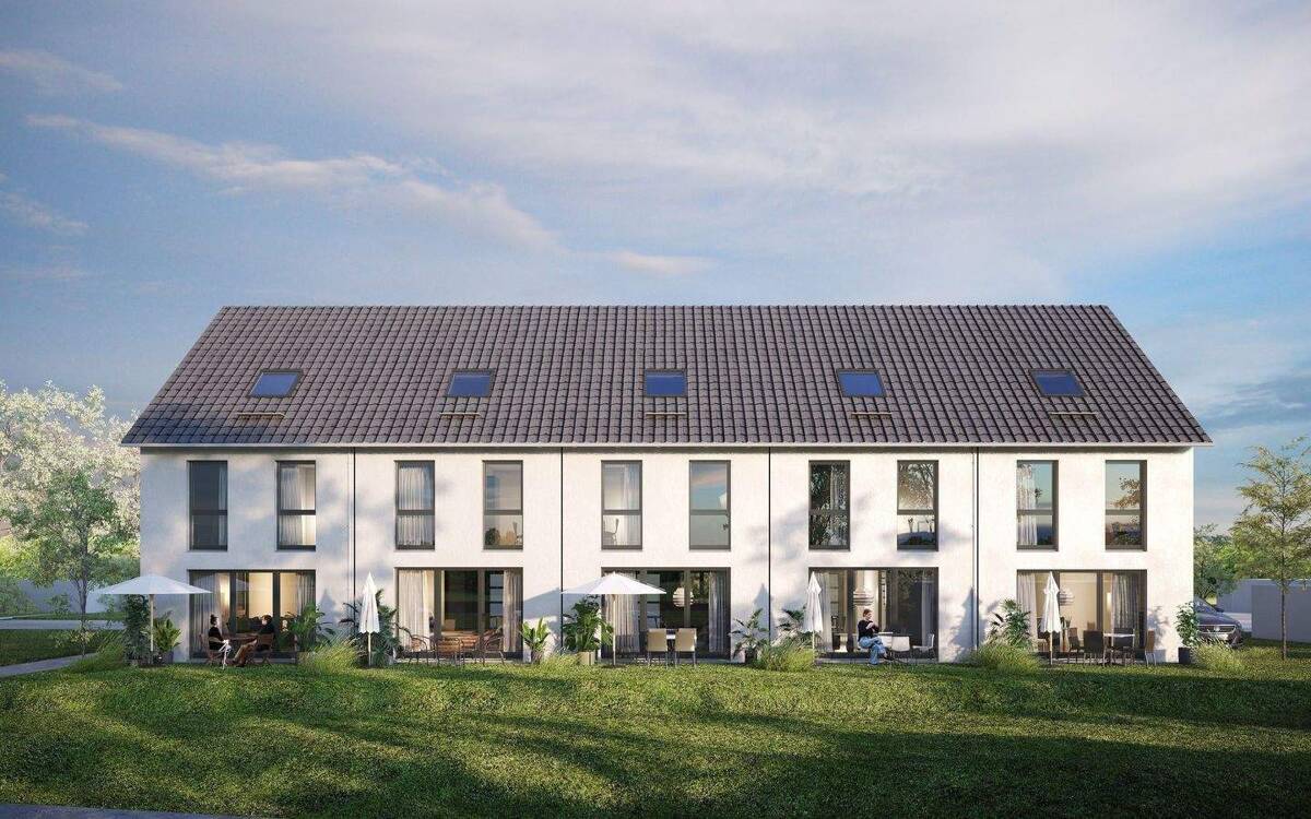 KFW 40 QNG Reihenhaus in Ulm mit Keller und 2 Stellplätze Massivbau – 89079 Ulm – Bild 1 von 9