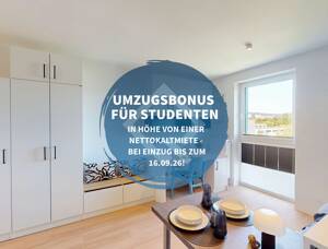 1 Monat mietrfei! Neubau-Studentenapartment im Quartillion - möbliert & top Lage!