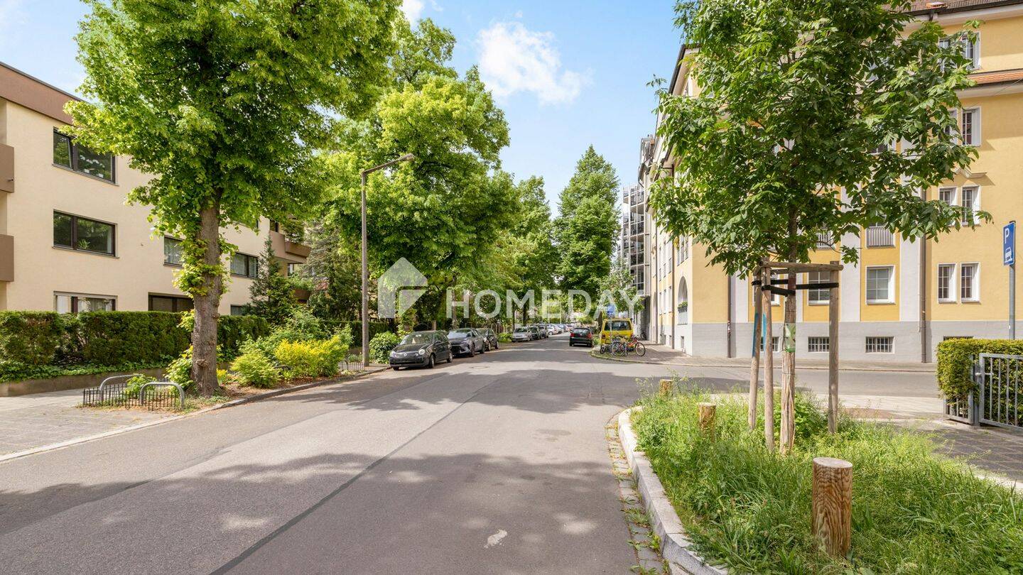 Charmante Altbauwohnung mit 4 Zimmern, Balkon, großer Loggia & opt. TG-Stellplatz – Nürnberg – Vorschaubild 5