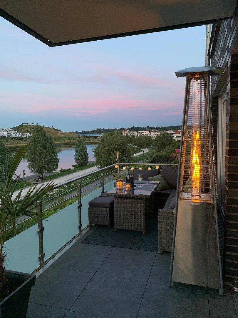 Exklusive 3,5 Zimmer Wohnung, Phoenixsee 1. Reihe, frontale Seesicht – Dortmund – Vorschaubild 2