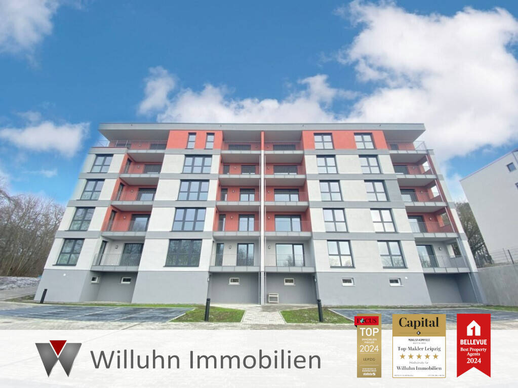 Moderne 1 Raumwohnung mit 2 Balkonen und Fußbodenheizung