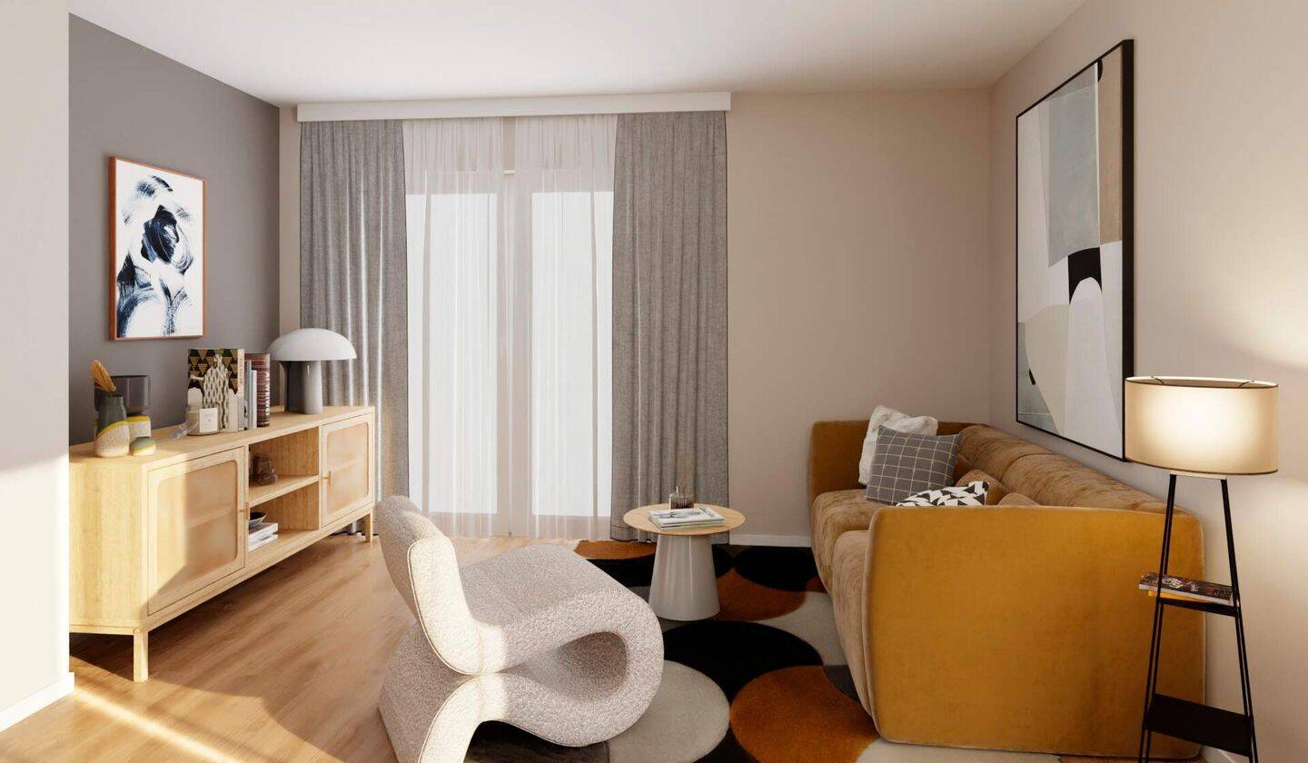 3-Zi.-Wohnung - 3. OG, barrierefrei mit Loggia – Düsseldorf – Vorschaubild 6