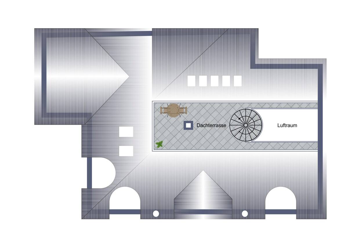 Für Individualisten: Galeriewohnung mit Balkon, Patio + 360°-Dachterrasse direkt an der Pegnitz – Nürnberg – Vorschaubild 5