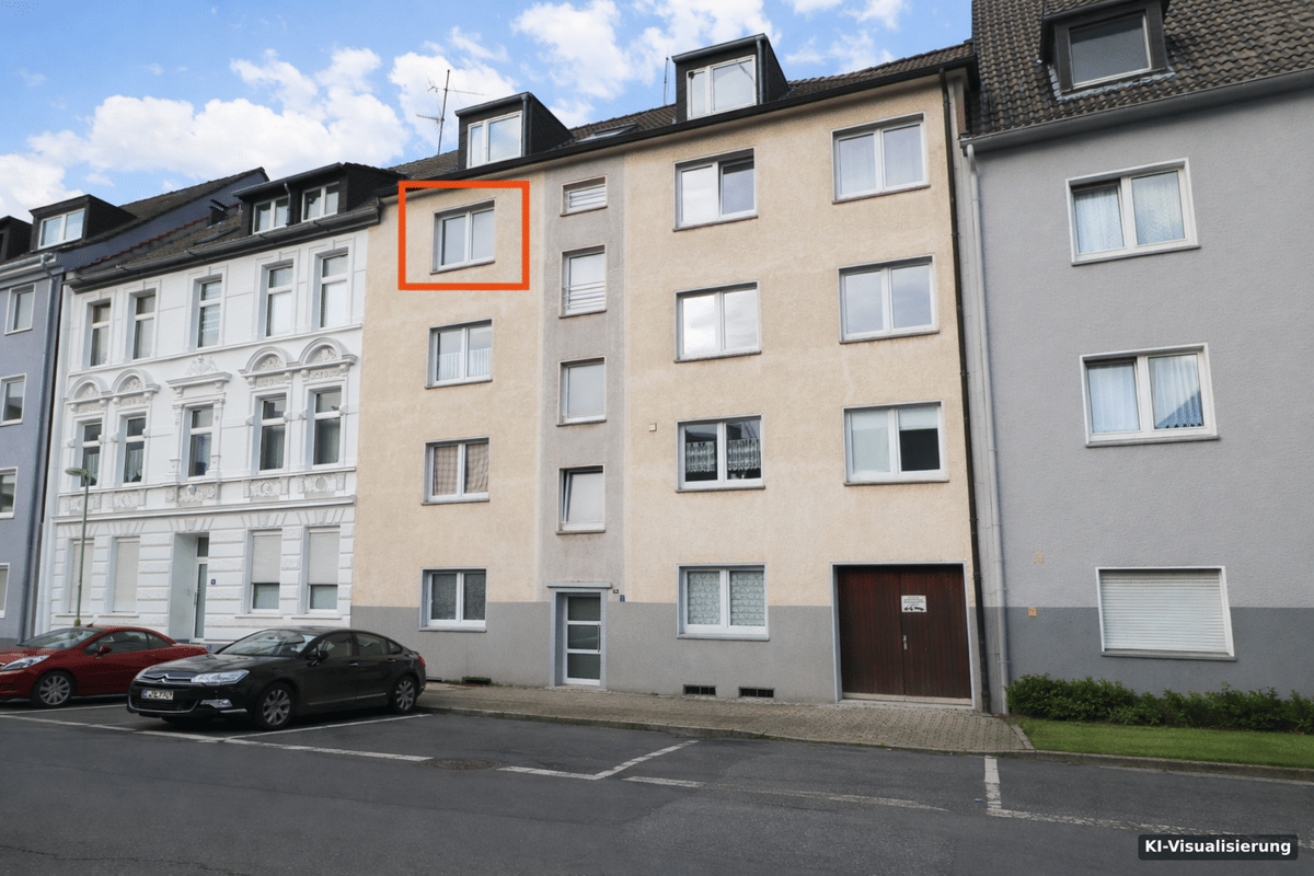 Modernisierte 2-Zi Etagenwohnung in zentraler Lage von Essen - Ideal für Kapitalanleger! – 45143 Essen – Bild 1 von 8