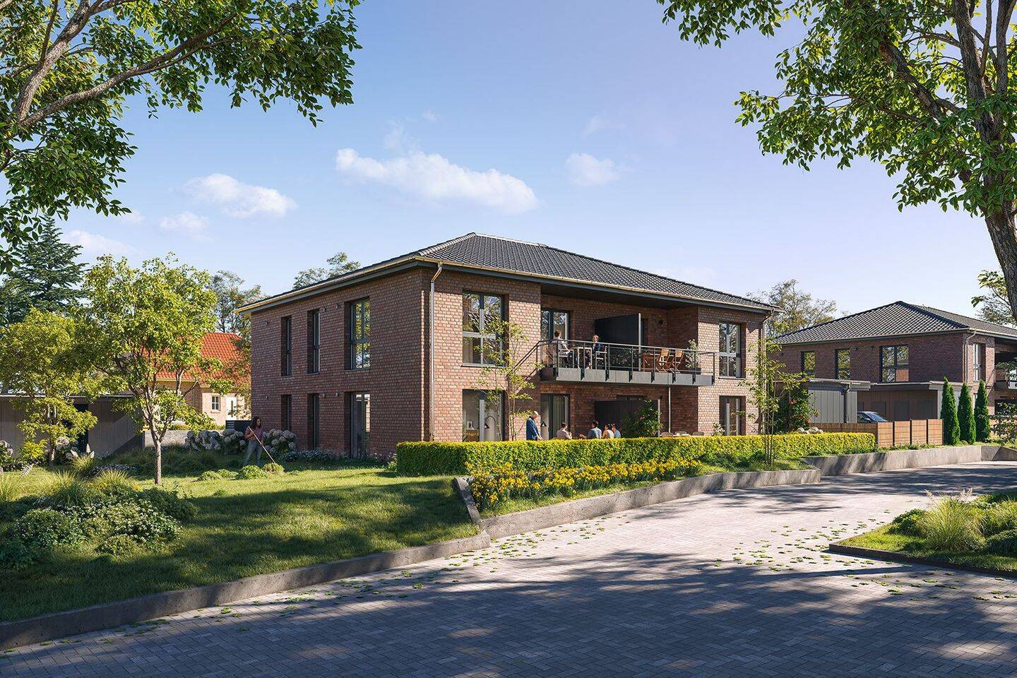 3 Zimmer Neubauwohnung mit Süd-Westterrasse WE01