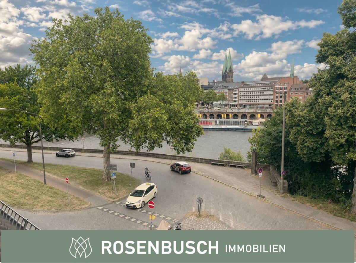 Mehrfamilienhaus, mit Blick auf die Weser und den Dom – 28199 Bremen – Bild 1 von 7