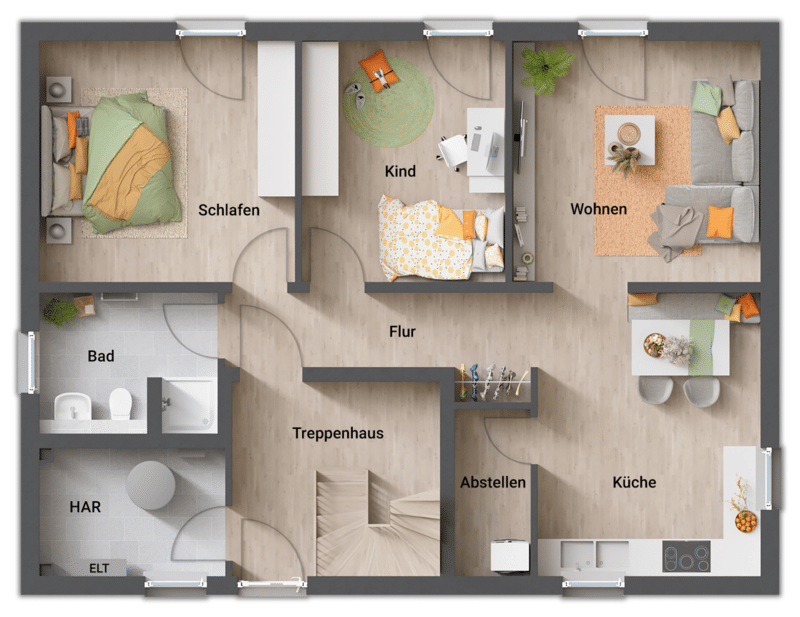Schönes 2-Parteienhaus in einer tollen Randlage von Haßloch. – Haßloch – Vorschaubild 3