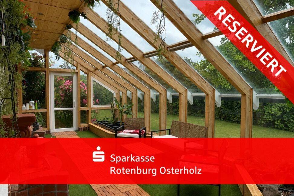 Außergewöhnlicher Wintergarten und viel Platz für Ihre Wohnideen