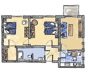 Möblierte 3-Raum-Wohnung in ruhiger Lage in Warnemünde - verfügbar ab April 2027 – 18109 Rostock – Vorschaubild 7