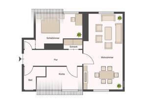 1. Monat kaltmietfrei! Moderne 2-Zimmer-Dachgeschosswohnung – frisch saniert – 45143 Essen – Vorschaubild 2