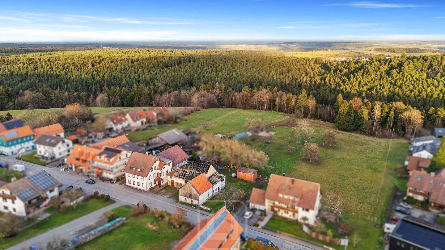 Investment-Duo: Mehrfamilienhaus & Grundstück mit Scheune in grüner Lage | Entwicklungspotenzial – Bad Liebenzell – Bild 1 von 9