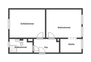 1-Zimmer-Wohnung in Bochum Wattenscheid – 44866 Bochum – Vorschaubild 2